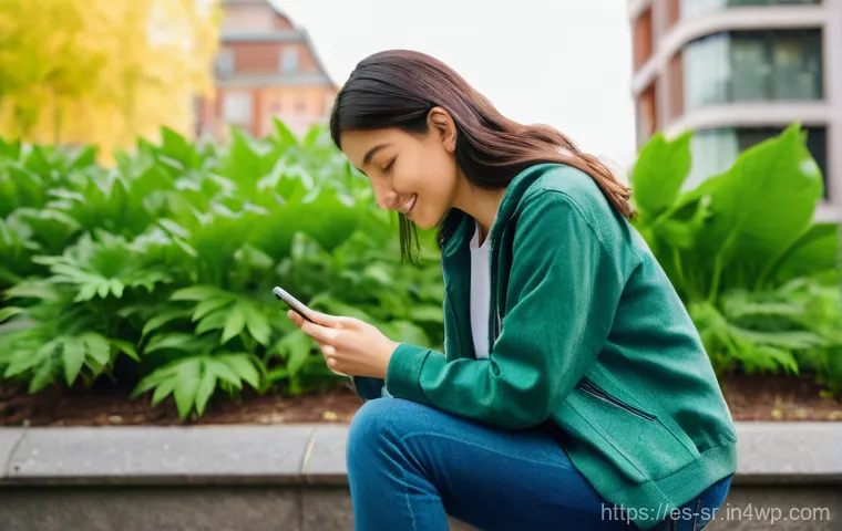 시민과학 기여를 위한 도구 및 앱 - **Prompt 1: Urban Nature Discovery with a Mobile App**
"A bright, detailed photograph of a young...