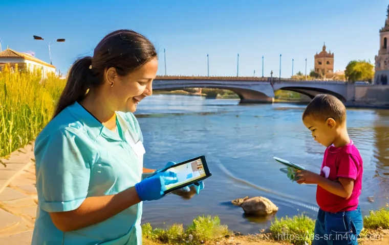 시민과학 프로젝트의 연구 결과 확산 전략 - **Prompt 1: The Heart of Citizen Science in Seville**
    "A vibrant outdoor scene by the Guadalquiv...
